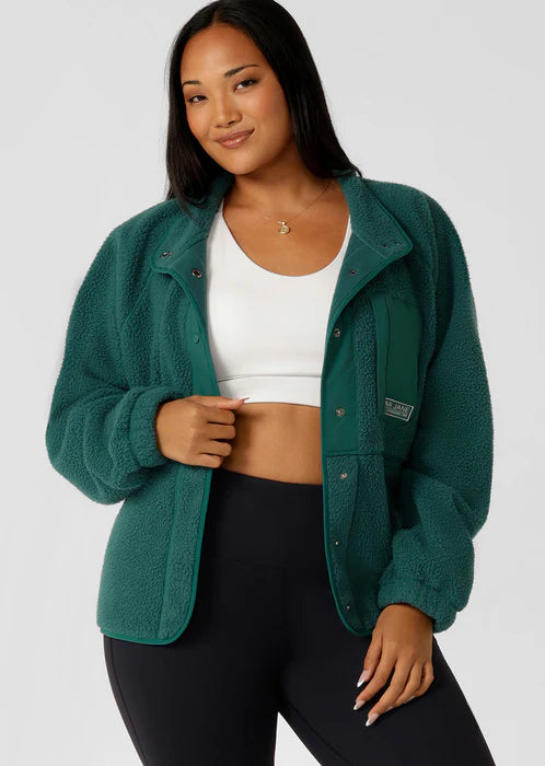 LORNA JANE - ON THE MOVE SPORTS FLEECE JACKET