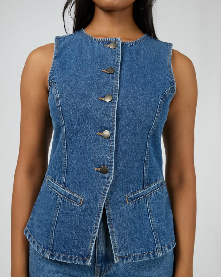 ALL ABOUT EVE - LENA DENIM VEST