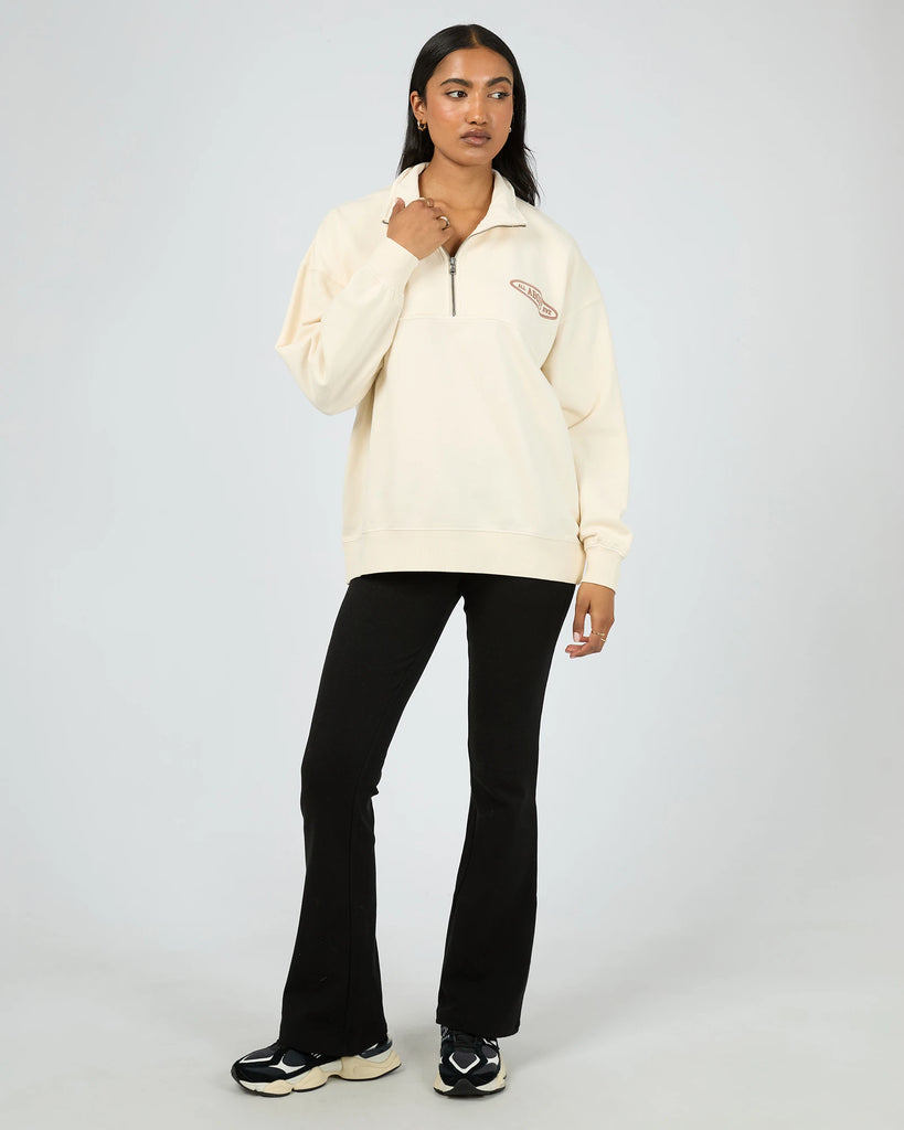 ALL ABOUT EVE - ELEVATED RELAXED 1/4 ZIP