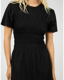 ALL ABOUT EVE - LIPA RUCHED MINI DRESS