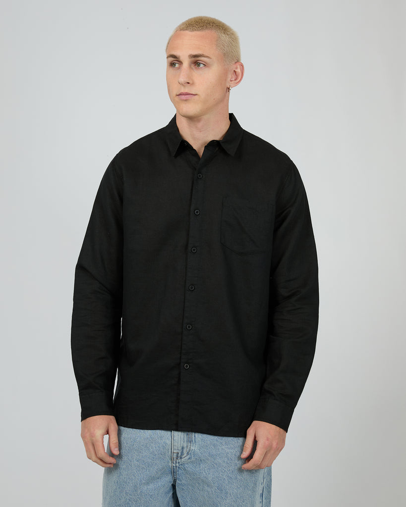 SILENT THEORY - LINEN LS SHIRT II