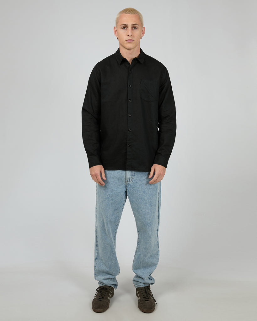 SILENT THEORY - LINEN LS SHIRT II