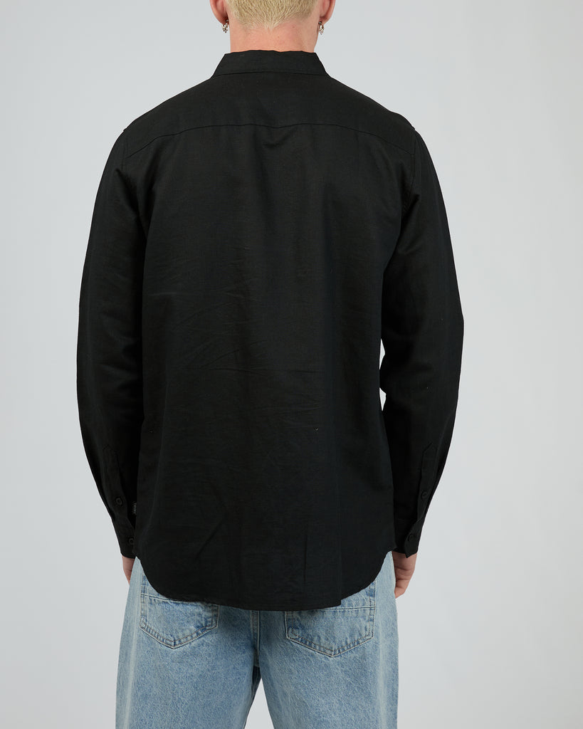 SILENT THEORY - LINEN LS SHIRT II