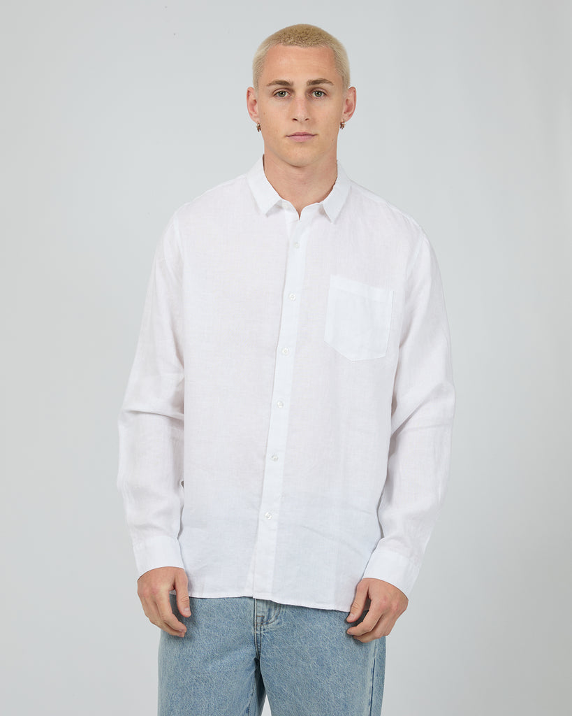 SILENT THEORY - LINEN LS SHIRT II