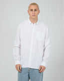 SILENT THEORY - LINEN LS SHIRT II