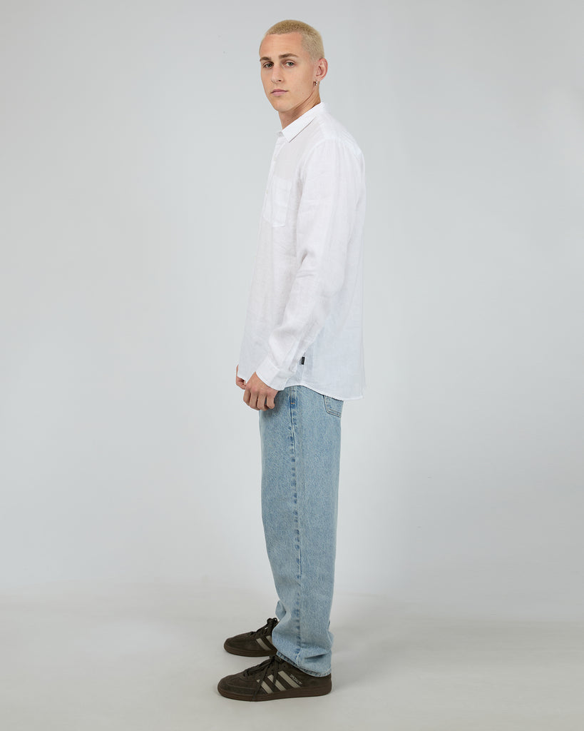 SILENT THEORY - LINEN LS SHIRT II