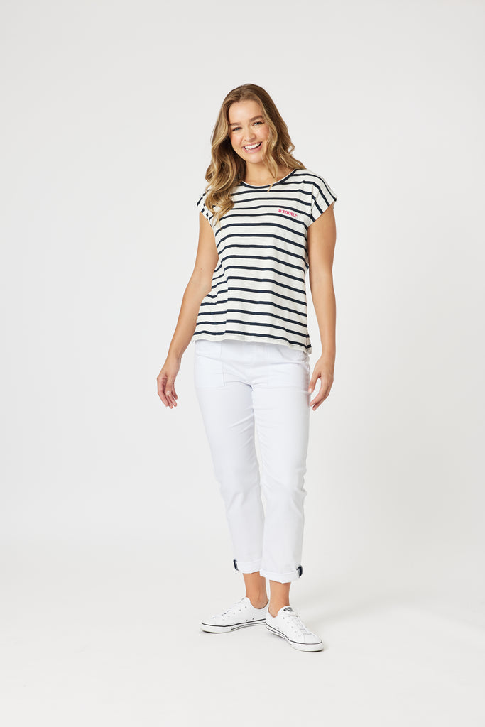 THREADZ - AMOUR STRIPE TEE