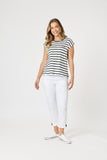 THREADZ - AMOUR STRIPE TEE