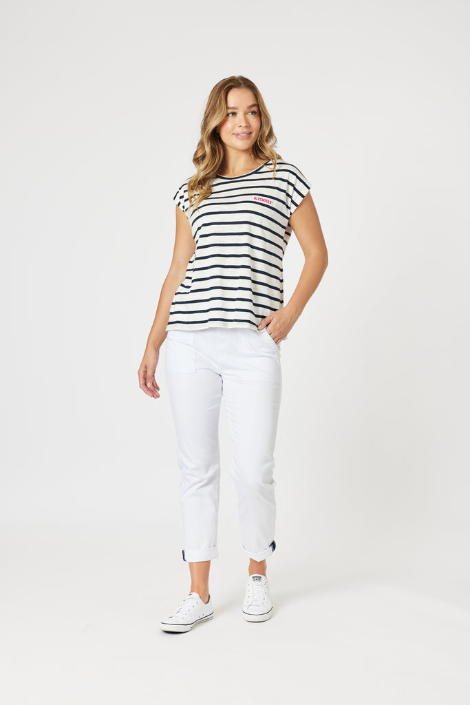 THREADZ - AMOUR STRIPE TEE