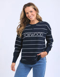 FOXWOOD - CLASSIC STRIPE SIMPLIFIED CREW