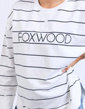 FOXWOOD - CLASSIC STRIPE SIMPLIFIED CREW