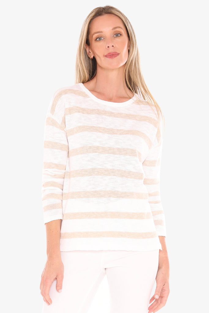 JUMP - STRIPE SLUB PULLOVER