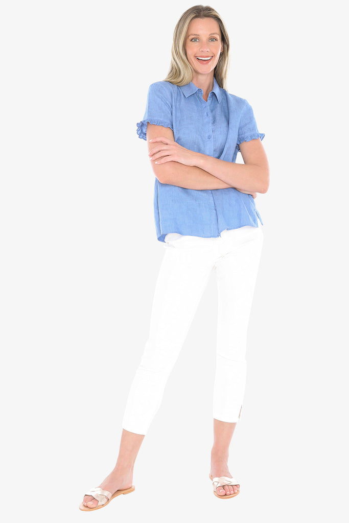 JUMP - PIGMENT RUFFLE SHIRT