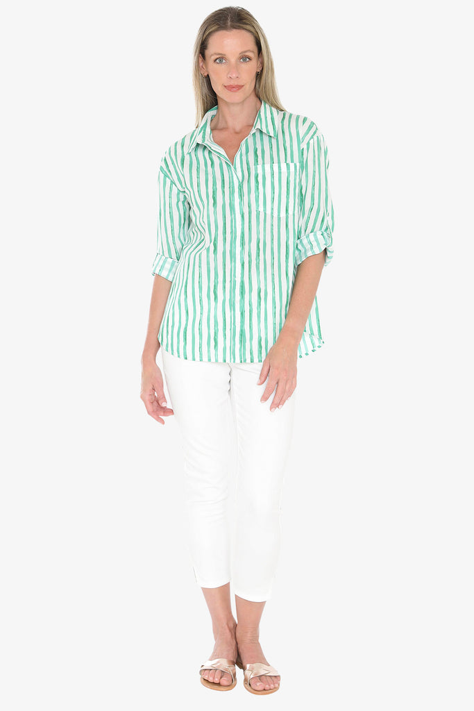 JUMP - WATER STRIPE SHIRT