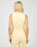 ALL ABOUT EVE - ALESSA LINEN VEST