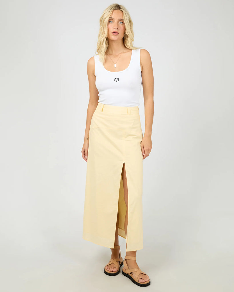 ALL ABOUT EVE - ALESSA LINEN MAXI SKIRT