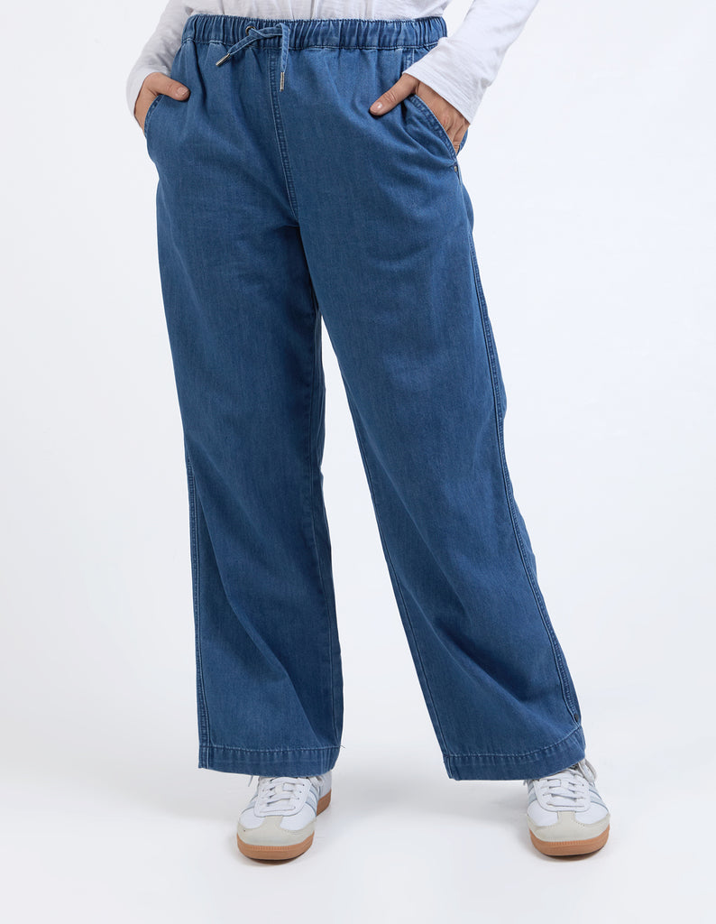 ELM - HELENE ELASTIC WAIST DENIM PANT