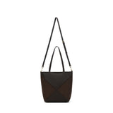 BLACK CAVIAR - RENEE 3 PIECE SUEDETTE HANDBAG