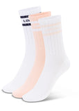 LORNA JANE - SPORTY CREW 3PK SOCKS