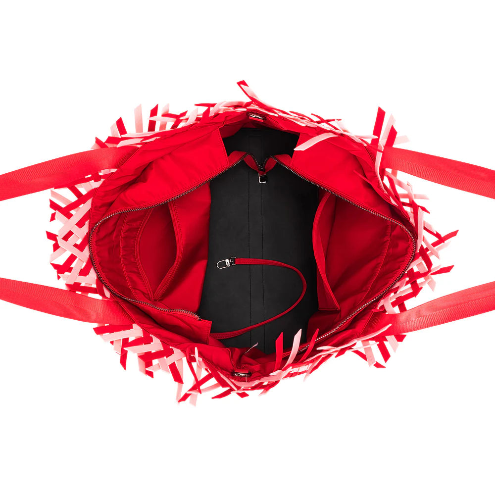 BLACK CAVIAR - BAHAMA LARGE 2 PIECE WOVEN TOTE