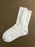 ANGELS WHISPER - FISHERMAN WOOL CREW SOCKS