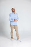 BLACK WOOD - REEDY OXFORD LONG SLEEVE SHORT