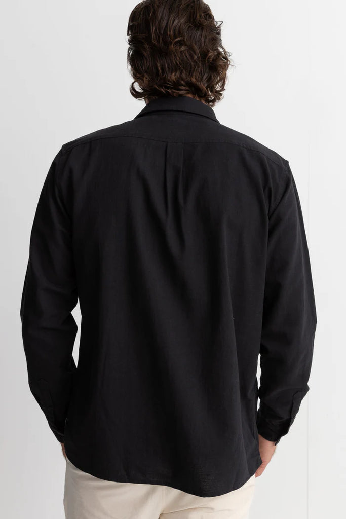 RHYTHM - CLASSIC LINEN LS SHIRT