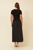 CKM - SHORT SLEEVE MIDI DRESS
