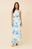 CKM - SATIN MAXI COLUMN DRESS