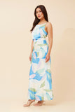CKM - SATIN MAXI COLUMN DRESS