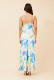 CKM - SATIN MAXI COLUMN DRESS