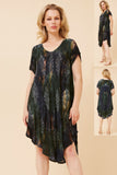 CKM - TIE-DYE UMBRELLA DRESS