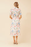 CKM - SHORT SLEEVE PRINTED DRESS