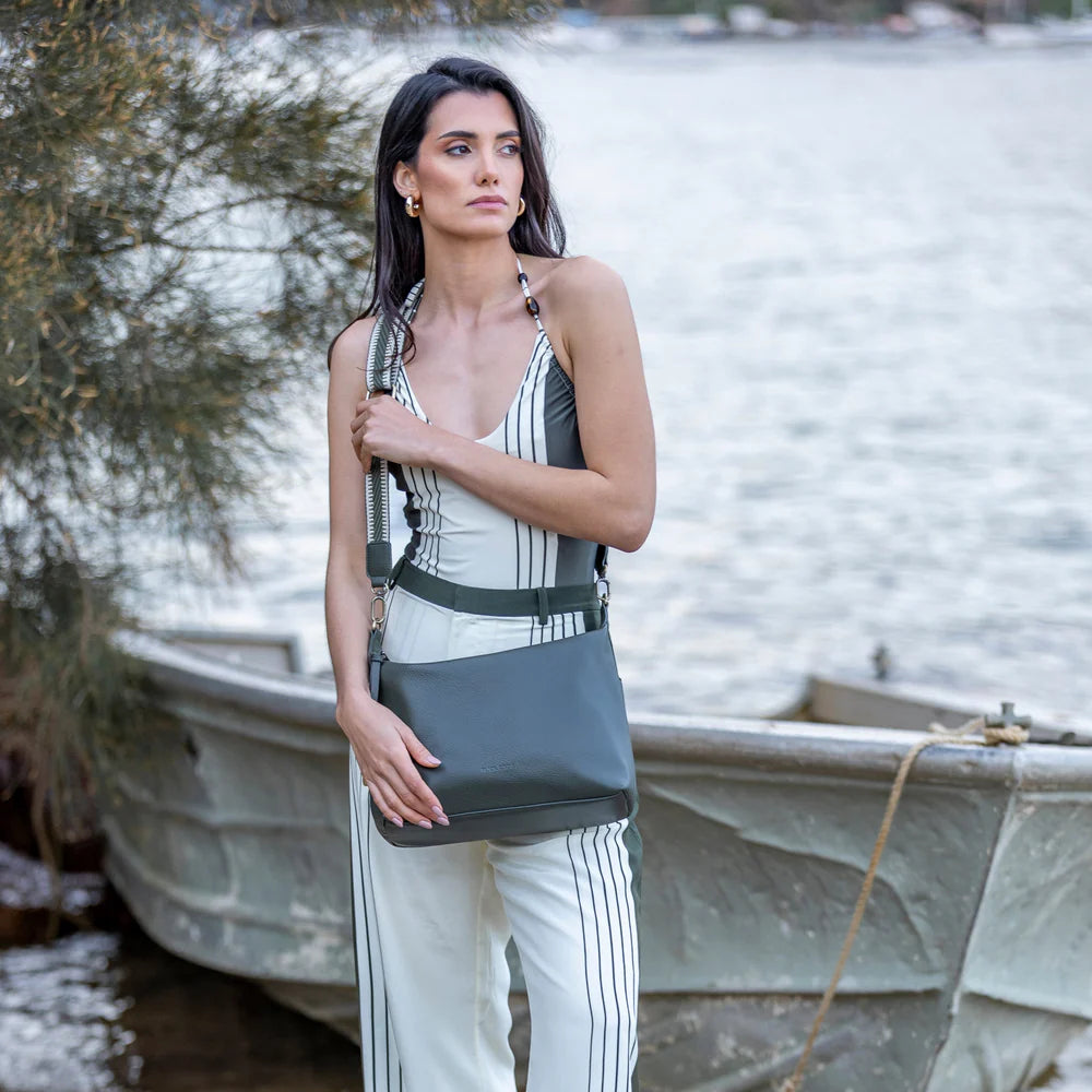 BLACK CAVIAR - DANA CROSSBODY BAG