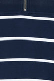 FOXWOOD - COLLEGE STRIPE ZIP CREW