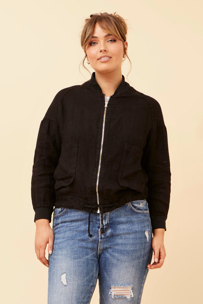 CKM - LONG SLEEVE BOMBER JACKET