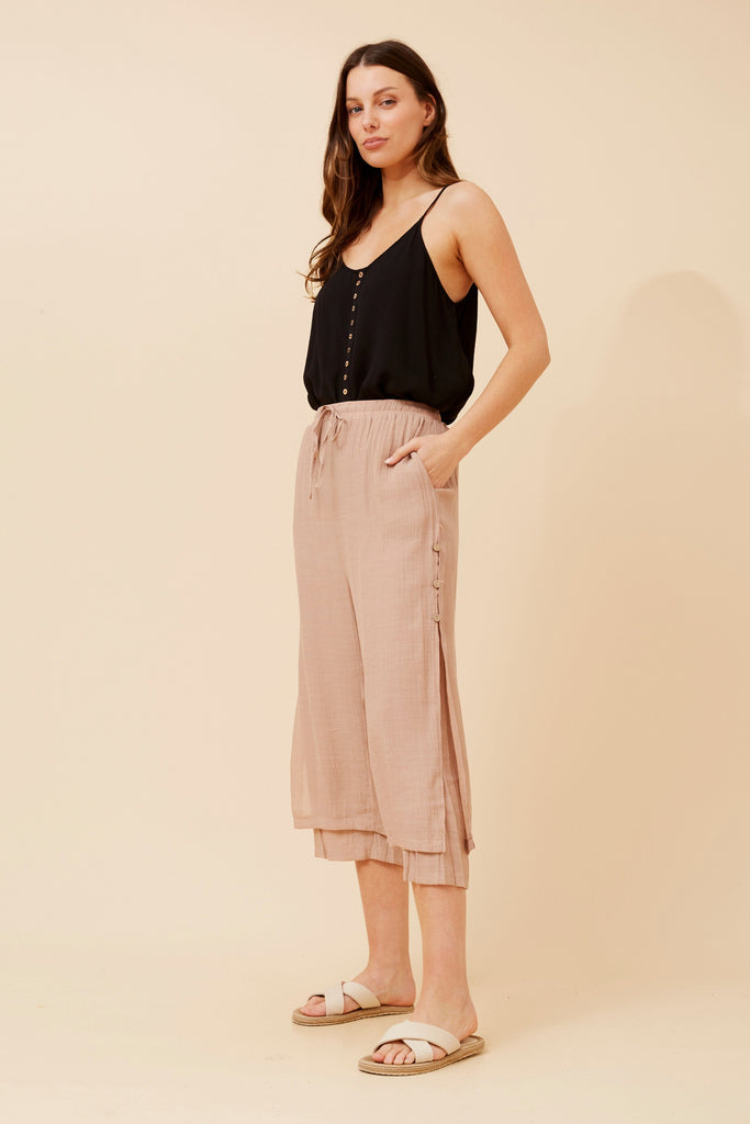 CKM - BUTTON DETAIL PANT