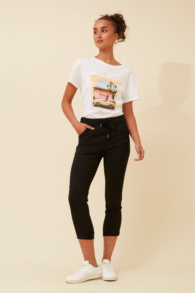 BOTTEGA MODA - PANTS WITH FRONT TIE