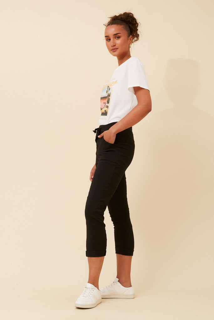 BOTTEGA MODA - PANTS WITH FRONT TIE