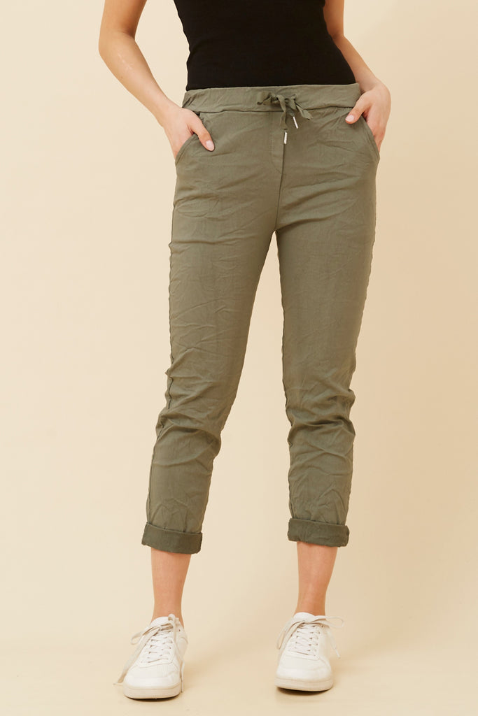 BOTTEGA MODA - PANTS WITH FRONT TIE