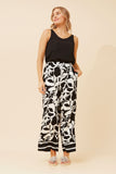 CKM - WIDE LEG PRINT PANT