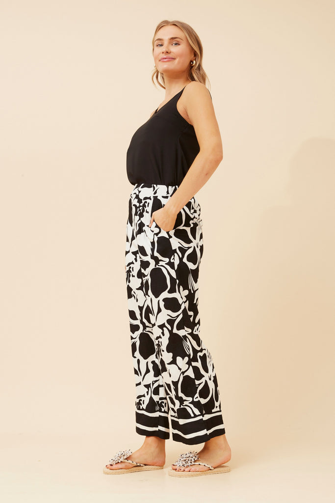 CKM - WIDE LEG PRINT PANT