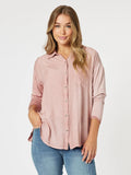 THREADZ - PAIGE GARMENT WASHED SHIRT