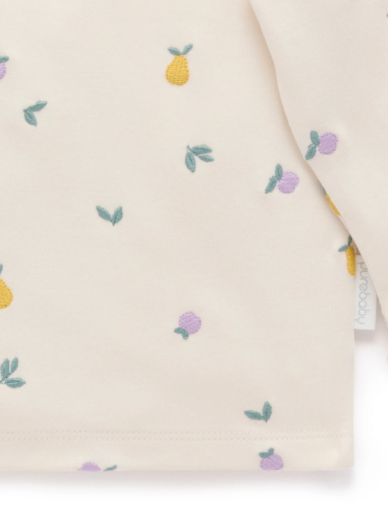 PUREBABY - BRODERIE LAYERING TOP