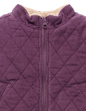 PUREBABY - CORDUROY SHERPA QUILTED JACKET