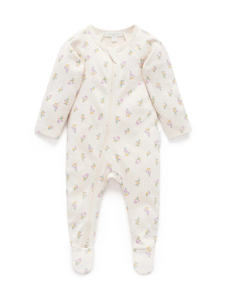 PUREBABY - THICK ZIP GROWSUIT