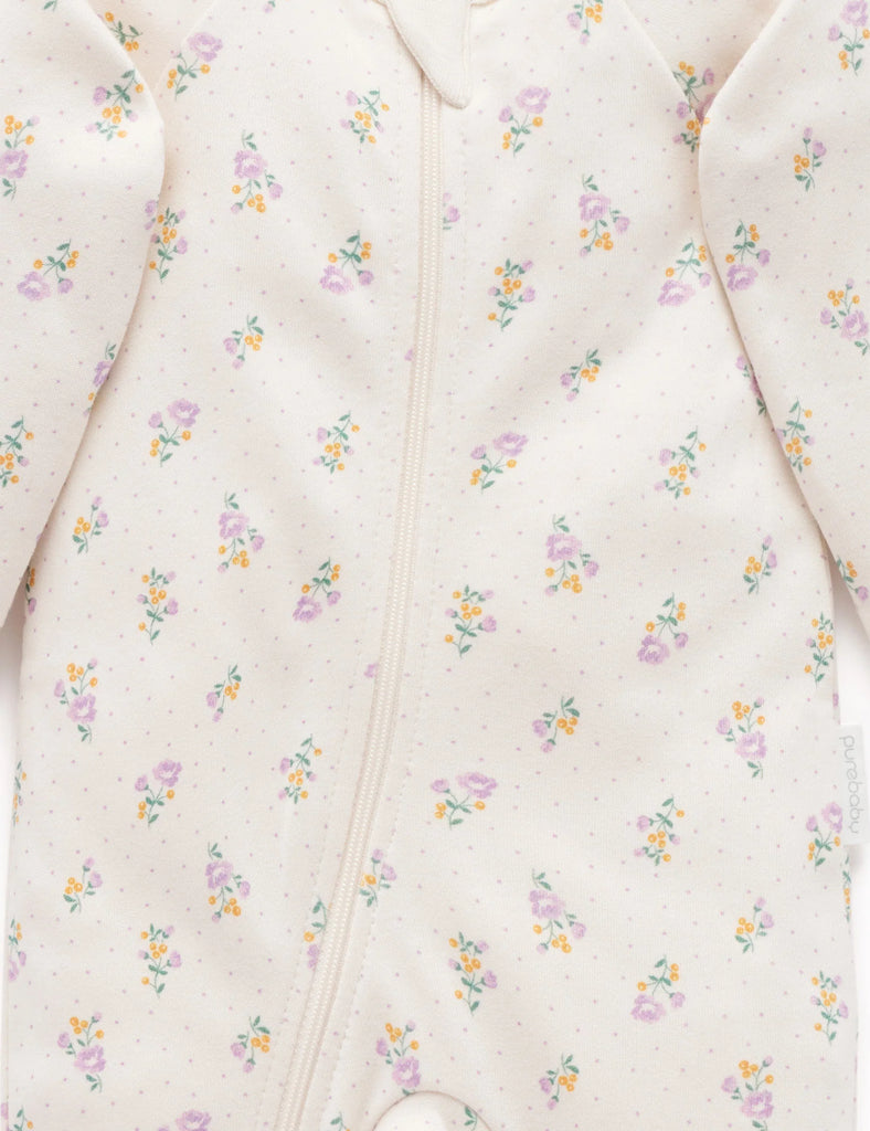 PUREBABY - THICK ZIP GROWSUIT
