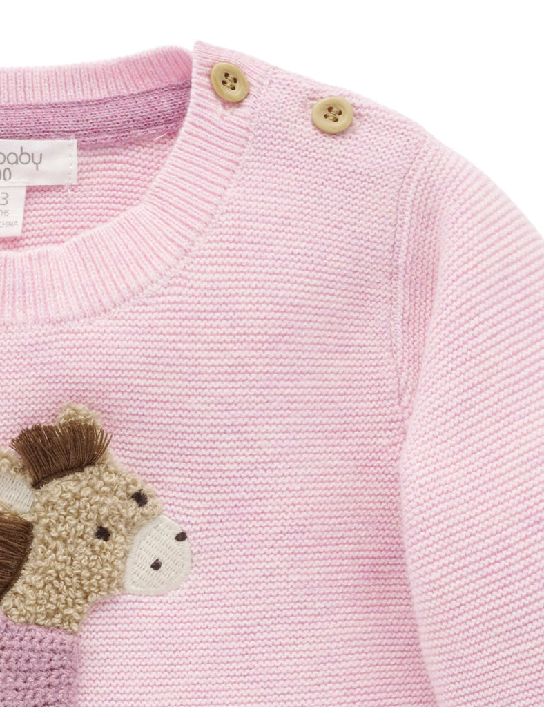 PUREBABY - ON THE FARM JUMPER