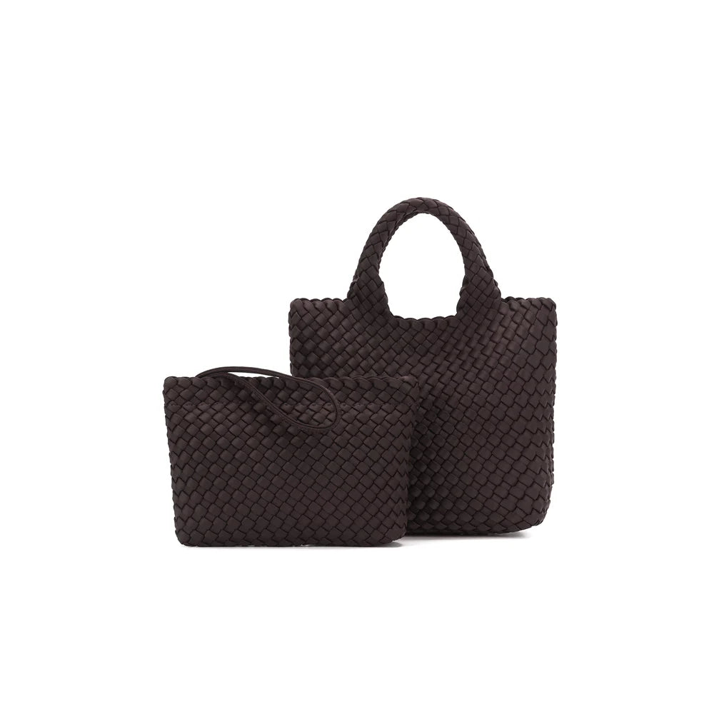 BLACK CAVIAR - RIVIERA 2 PIECE MINI TOTE HANDBAG