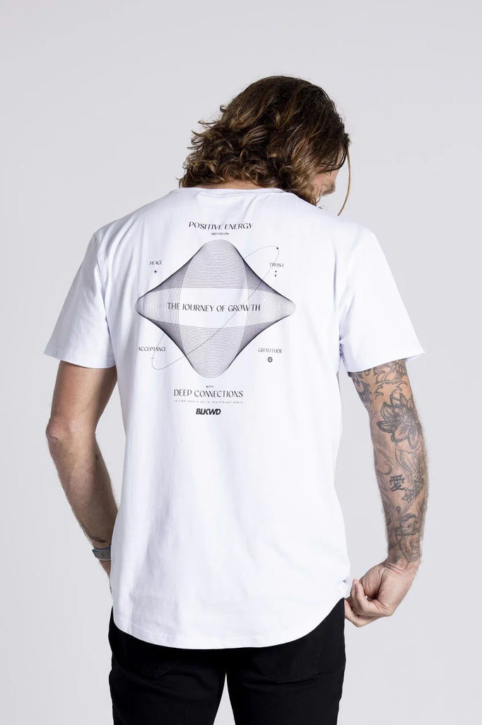 BLACK WOOD - LAWTON SHORT SLEEVE LONGLINE TEE